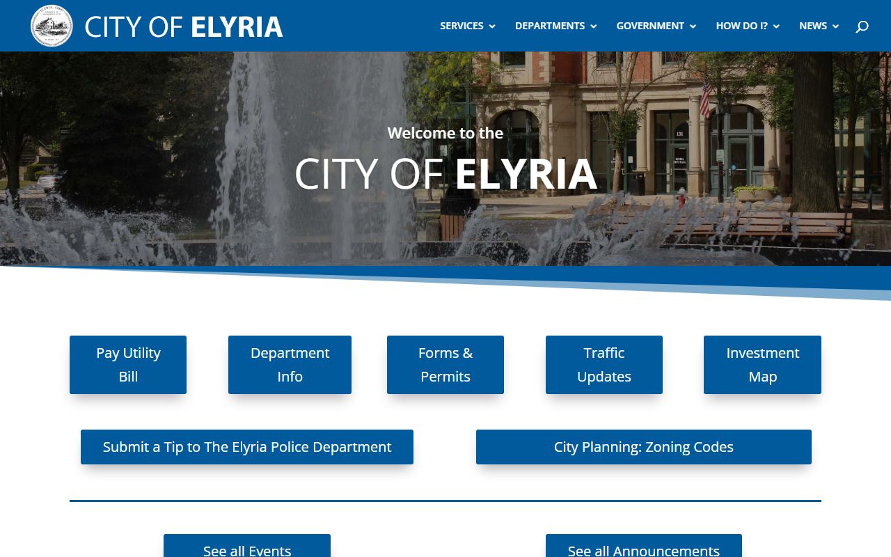 Elyria city portal for recent arrest information