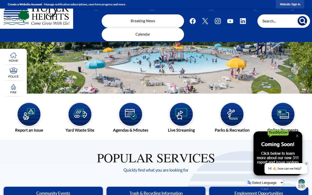 Huber Heights city portal for recent arrests information