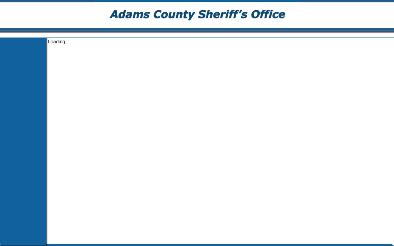 Adams County recent arrests inmate roster listing