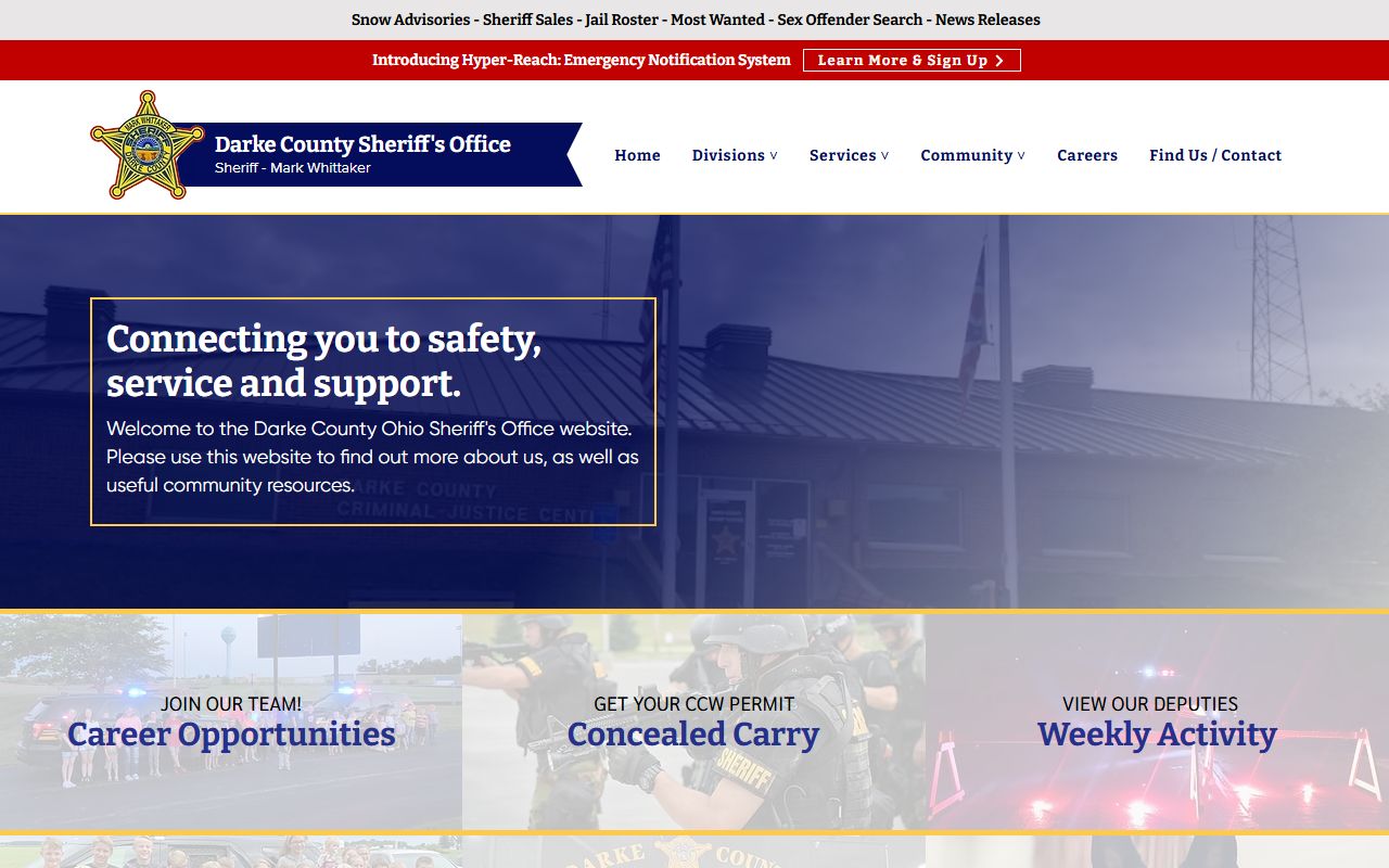 Darke County Sheriff website for recent arrests