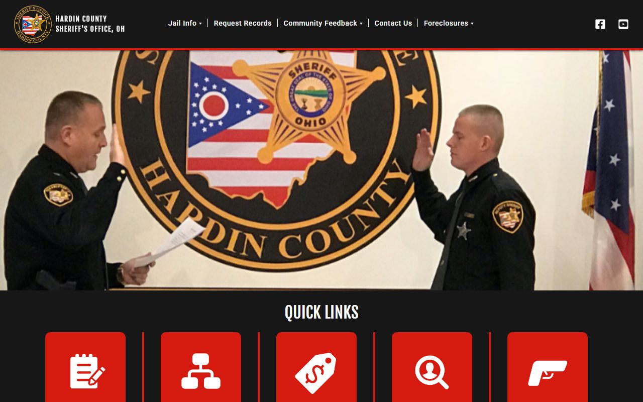 Hardin County Sheriff's Office website for recent arrests