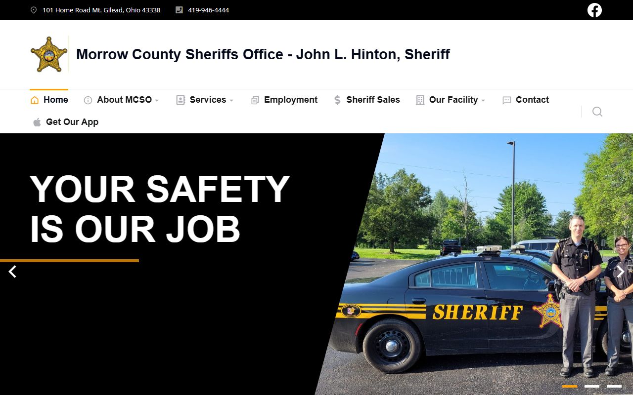Morrow County Sheriff website for recent arrests