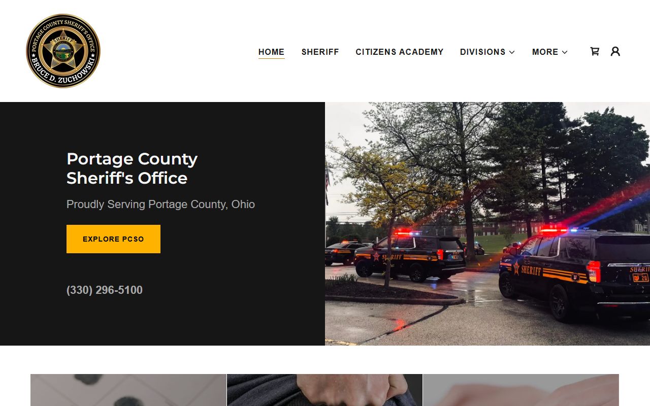 Portage County Sheriff website for recent arrests lookup